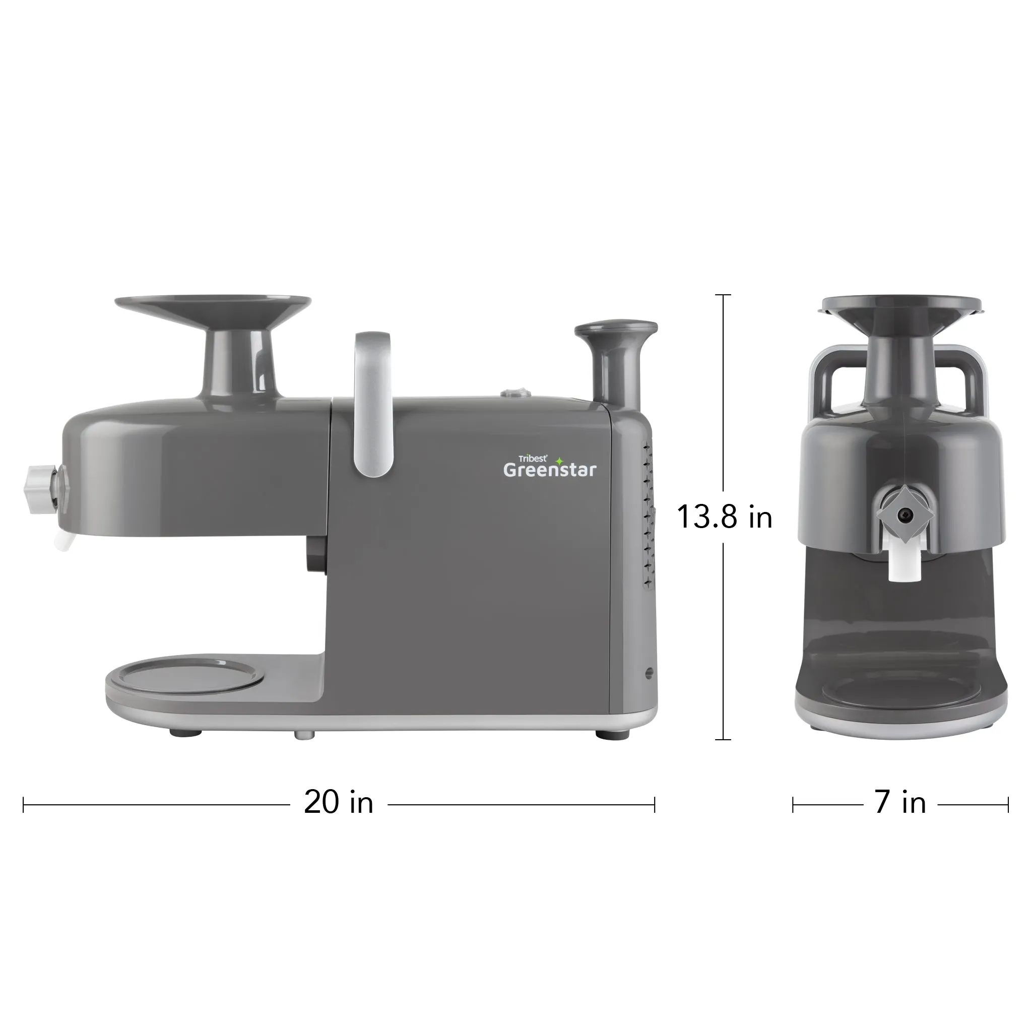 Greenstar® 5 Refurbished All Stainless Steel Twin Gear Cold Press Masticating Juicer