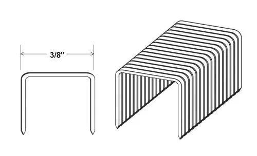 Grip-Rite GRA1138 Hammer Tacker 3/8-Inch by 18 Gauge 3/8-Inch Crown Galvanized Staple (5,000 per Box)