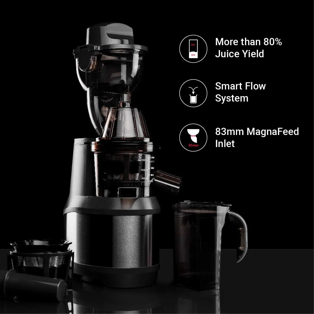 Hafele Magnus Cold Press Juicer 250 Watt, Black