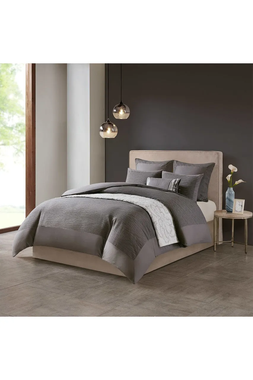 Hanae Gray Comforter Set