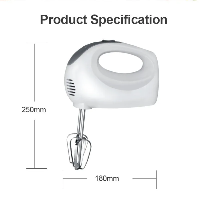 Hand Mixer With 5 Speeds & Eject Function (PPHM108)