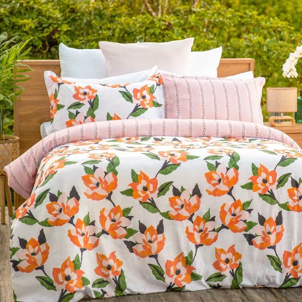 Hibiscus Duvet Cover - Queen