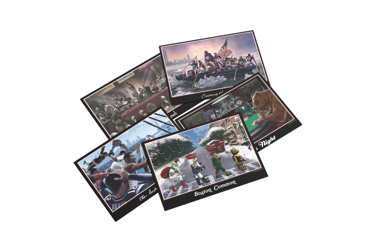 Holiday Boston Common Greeting Card Collection