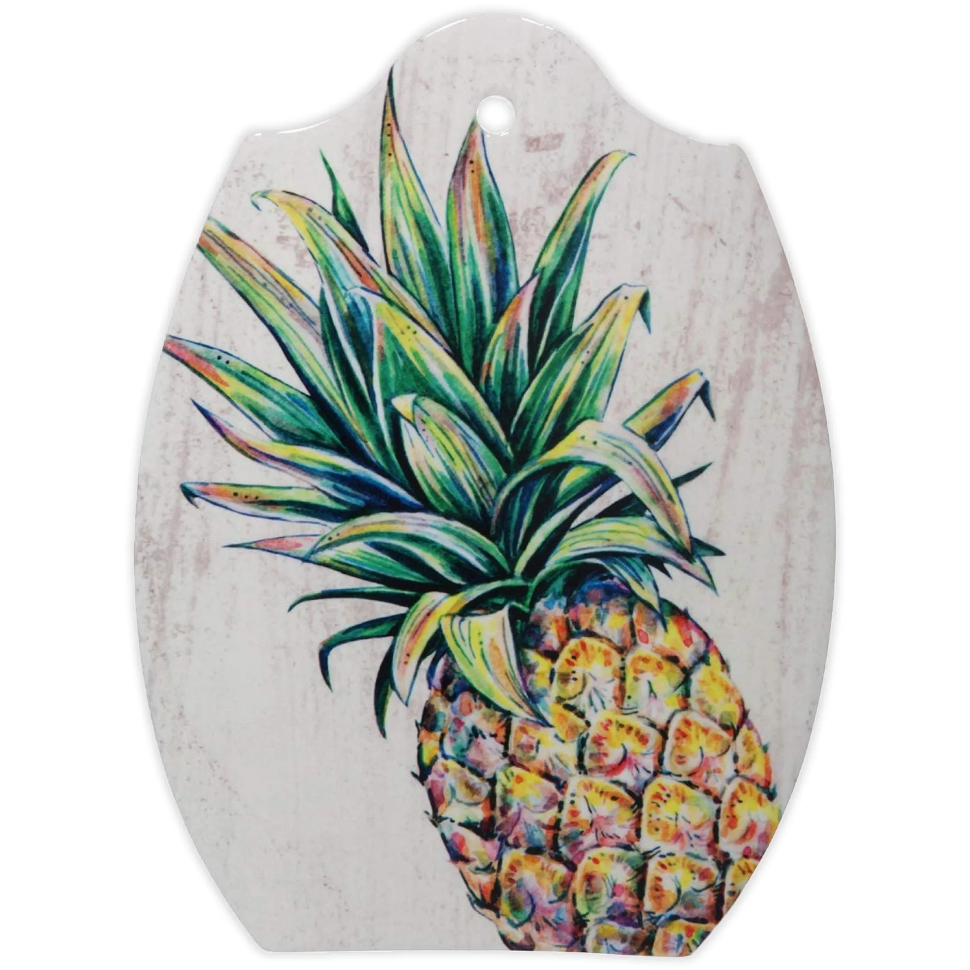 Home Essentials Oblong Ceramic Pineapple Trivet, 9.5''