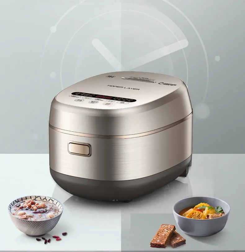 Hoper Layer Non-stick Stainless Steel Electric Rice Cooker 4.0L