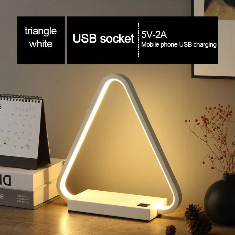 IIS 15W LED Desk Lamp with phone Wireless Charger DC5V USB Charging Port Dimmable Eye-Caring