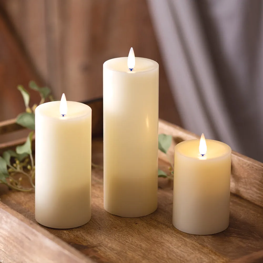 Infinite Wick Wax Pillar Candle - 3x4