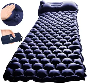 Inflatable Sleeping Mat With Pillow