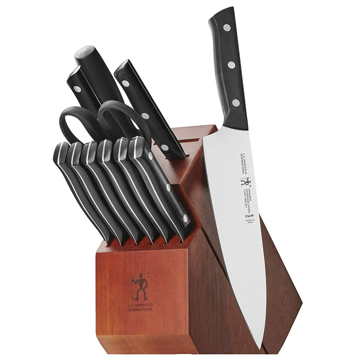 J.A. Henckels International Dynamic 12-Piece Knife Block Set