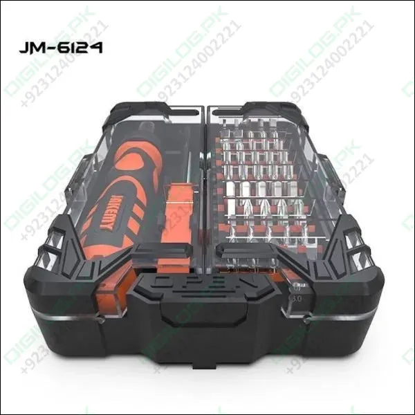 Jakemy 48 In 1 Portable Ratchet Handle Screwdriver Set Tool Kit Jm-6124