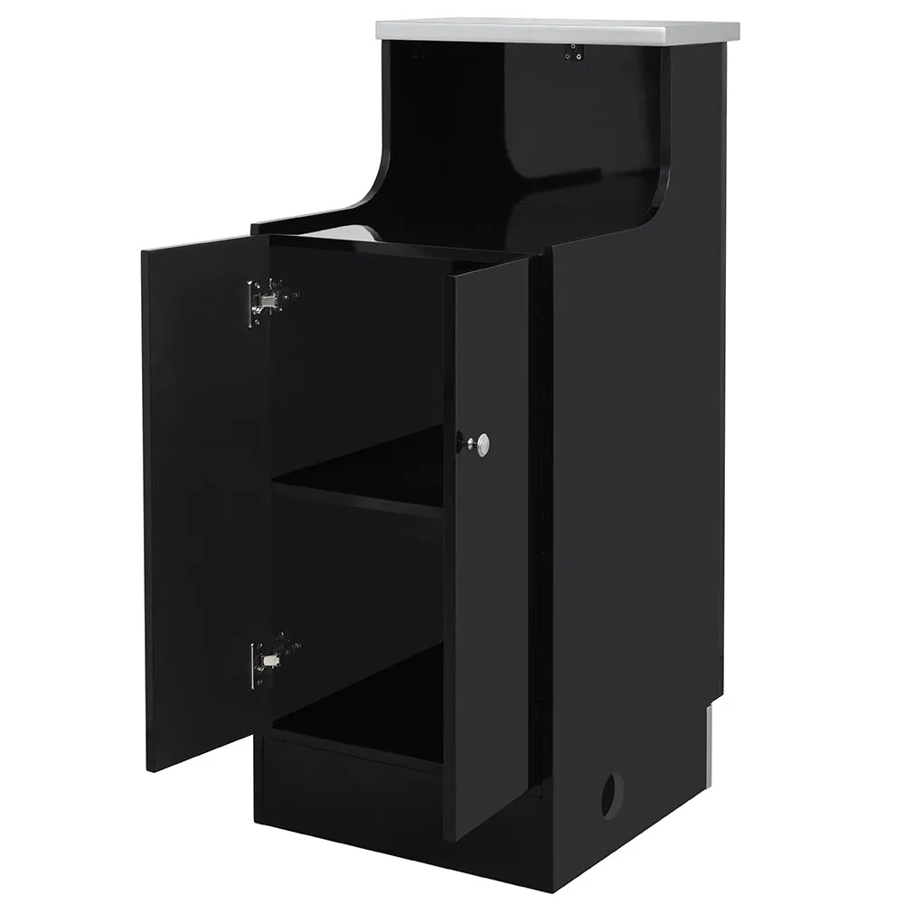 Janus LED  Lighted Storage Reception Desk - Double Door