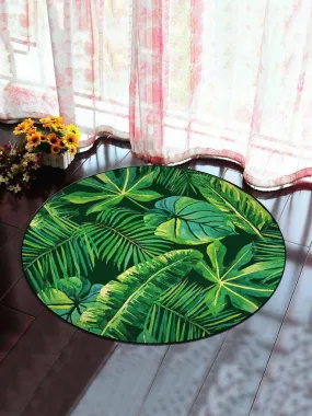 Jungle Print Round Mat