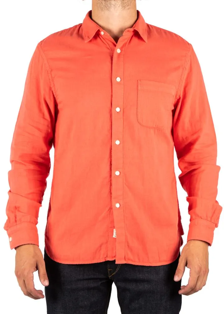 Kato by Hiroshi Kato Ripper Shirt in Coral