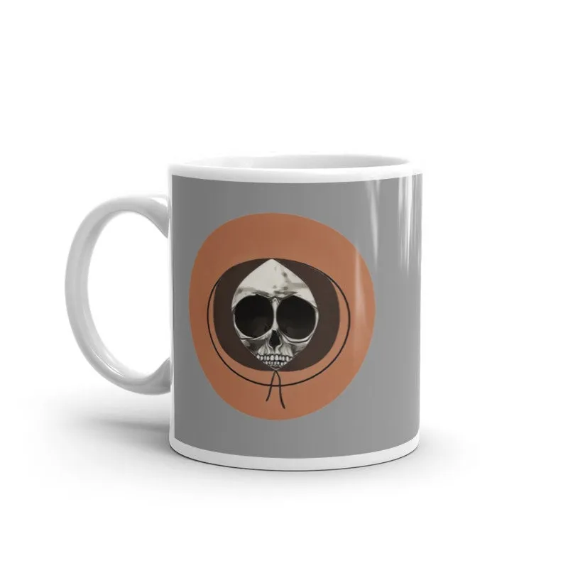 kenny mccormick skull mug,kenny mug  ,southpark mug ,handmade southpark mug,southpark gifts,cartman mug,90s cartoon mug,coffee mug gifts