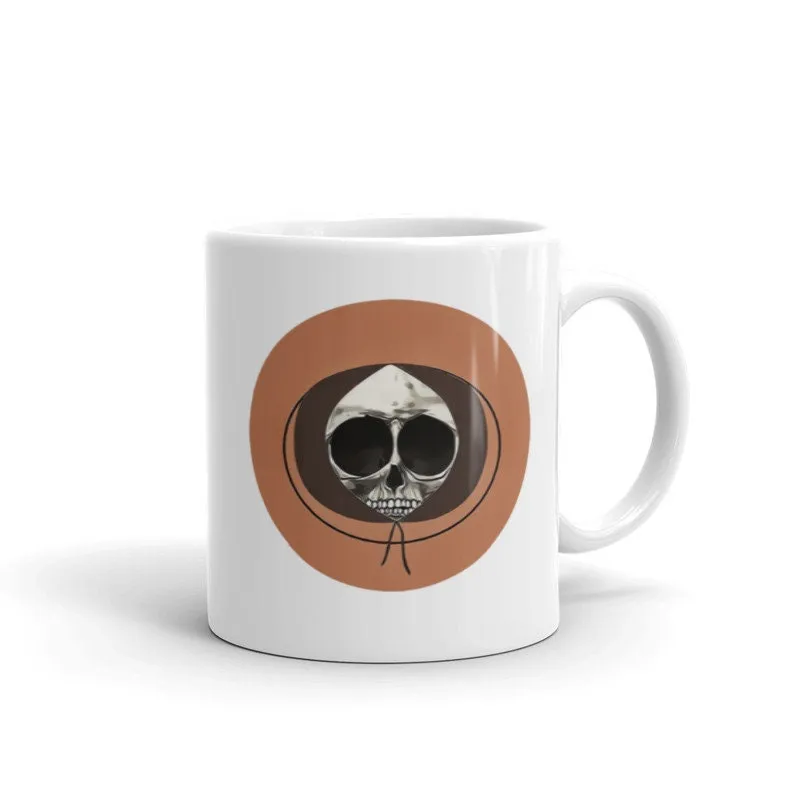 kenny mccormick skull mug,kenny mug  ,southpark mug ,handmade southpark mug,southpark gifts,cartman mug,90s cartoon mug,coffee mug gifts