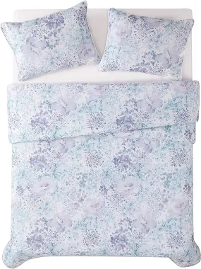 King Charlotte Floral 3-Piece Duvet Covers Set