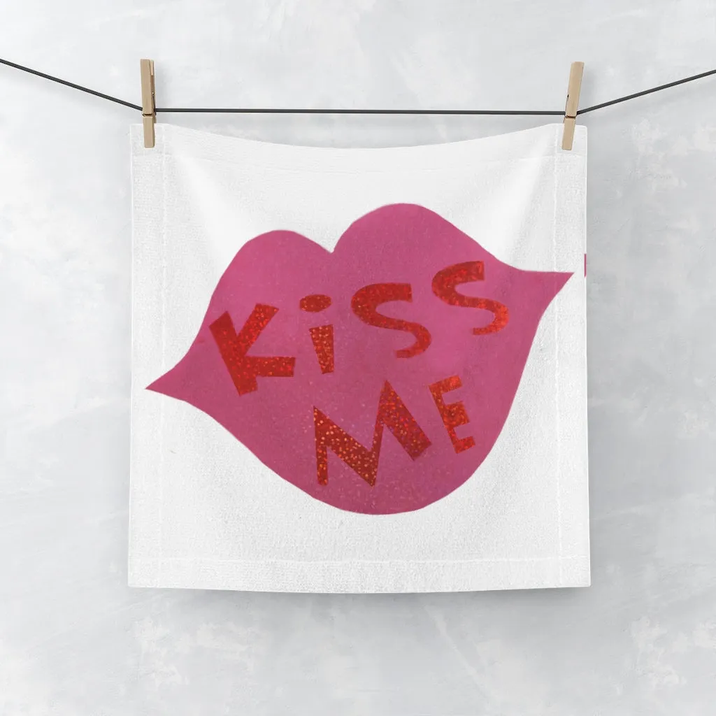 Kiss Me Face Towel