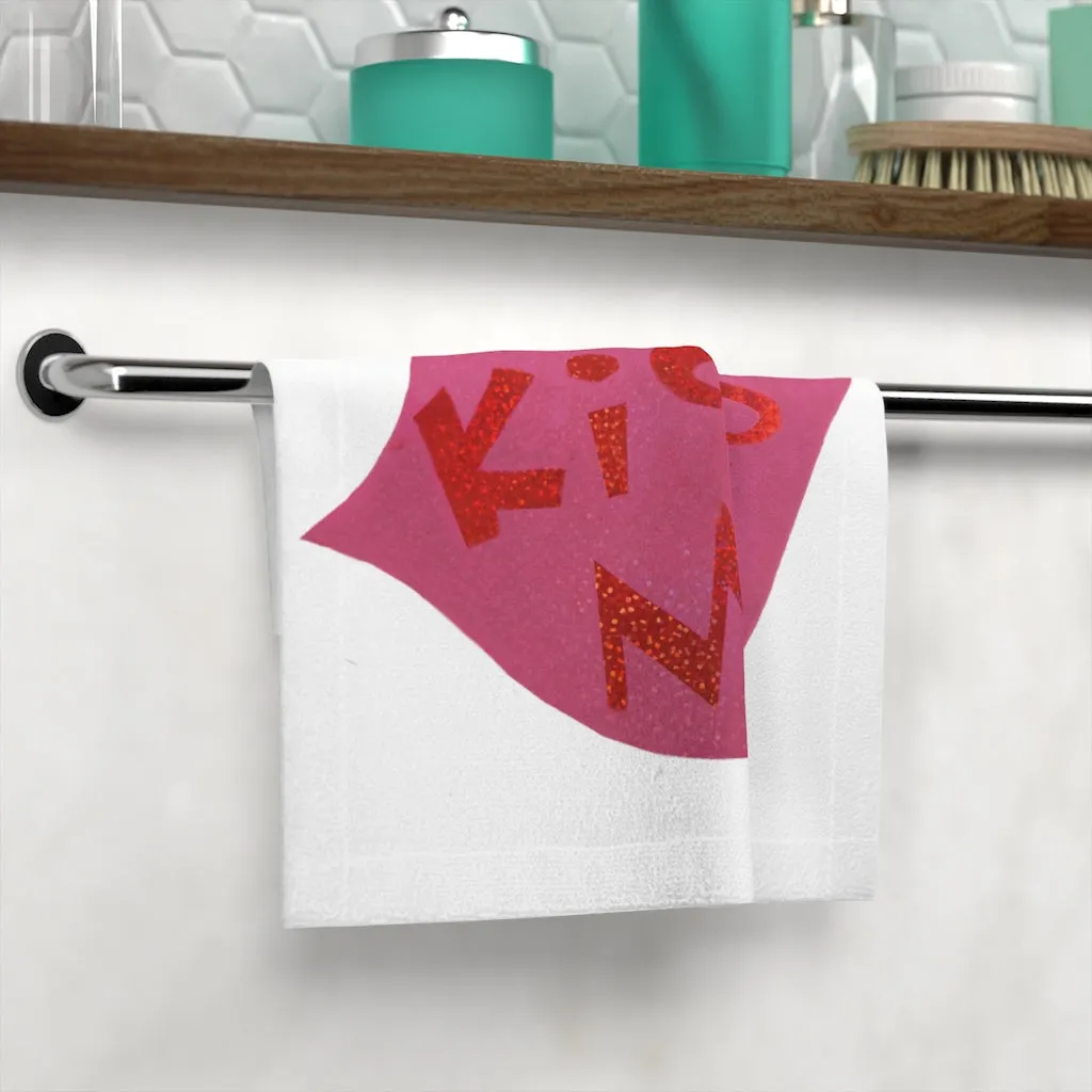 Kiss Me Face Towel