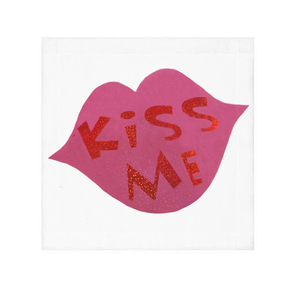 Kiss Me Face Towel