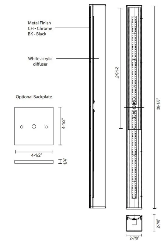 Kuzco VL62236 Jane 36" LED Vanity