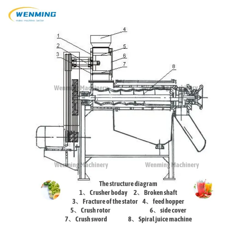 Leaf Vegetable Juicing Machine