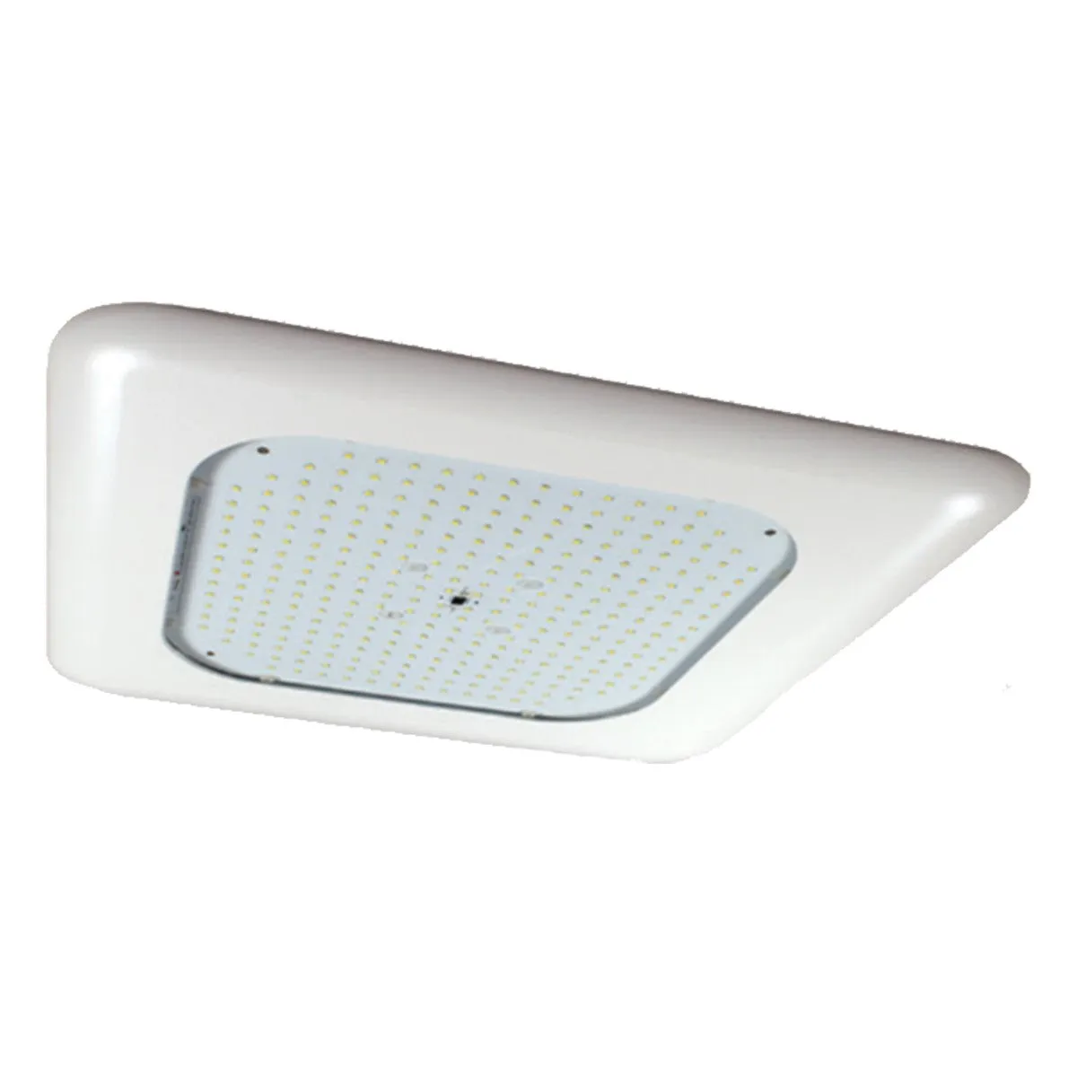 LED Gas Station Canopy Light, 22700 Lumens, 152 Watts, 5000K, 120-277V, Recessed Superkit