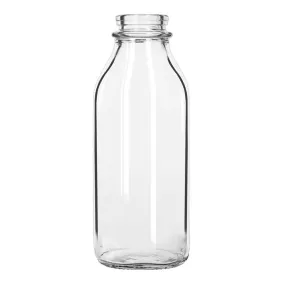 Libbey 92129 33.5 oz. Glass Milk Bottle - Case of 24 Pcs