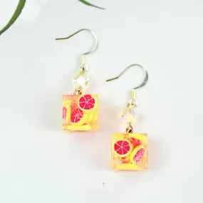 Liquid Sculpey®  and Sculpey Premo™ Grapefruit Ice Earrings