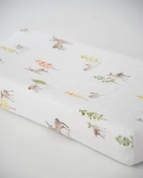 Little Unicorn - Changing Pad Cover - Oh Deer