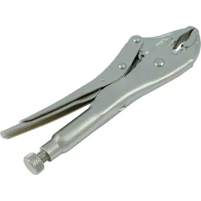 Locking Pliers With Curved Jaws