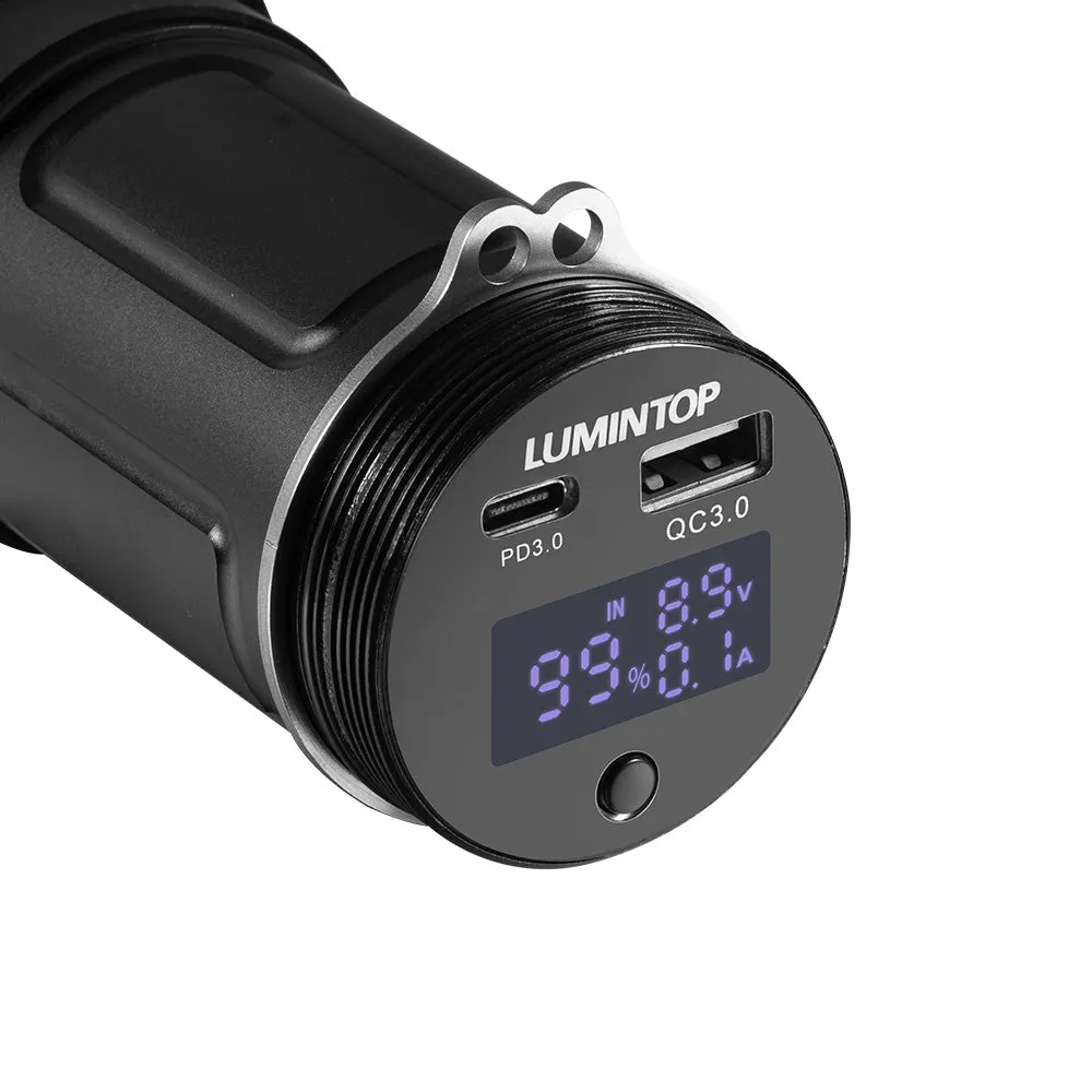 Lumintop Thor Pro 12,600 Lumens LEP LED Type-C Rechargeable Outdoor Flashlight