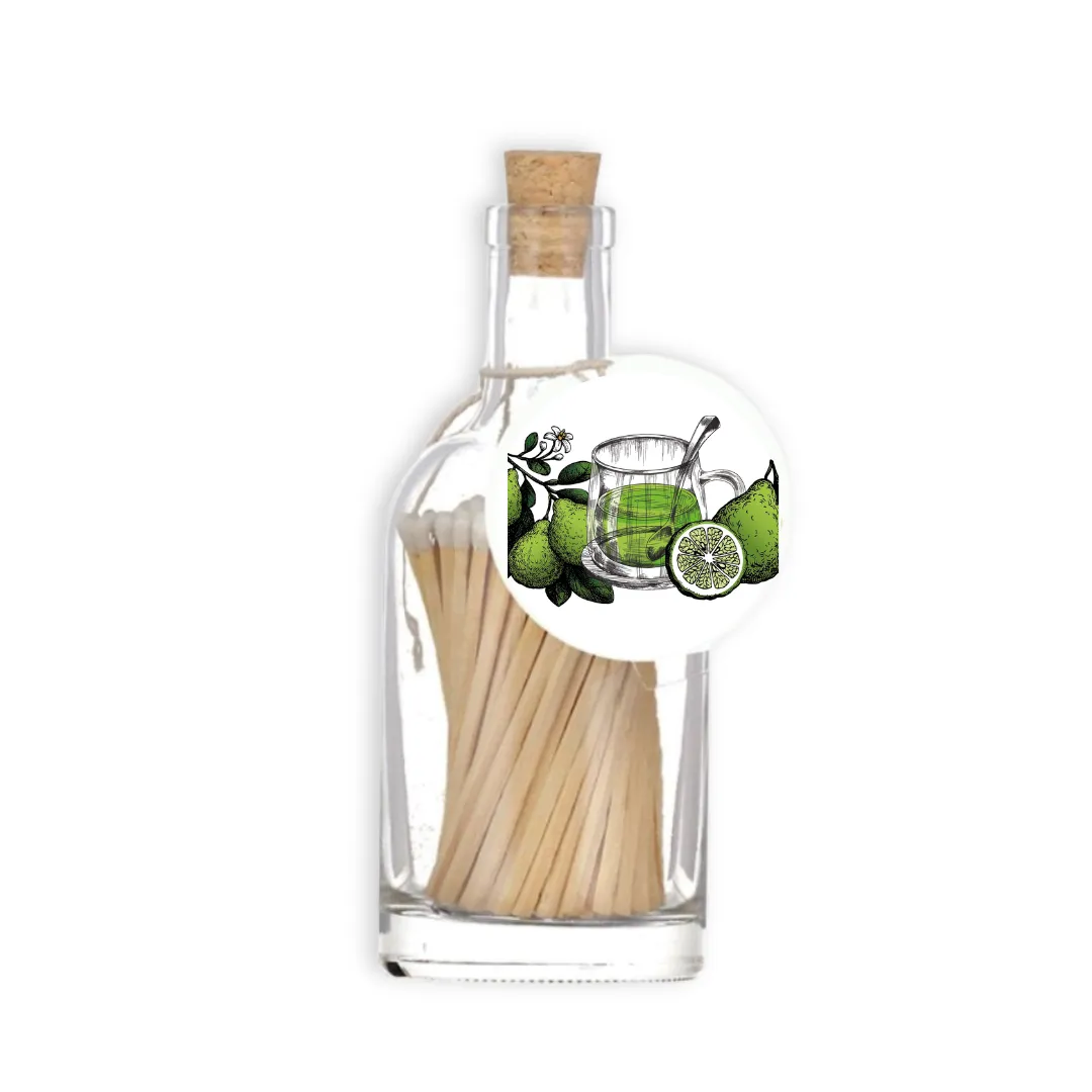 Luxury Match Bottle - Green Tea Design