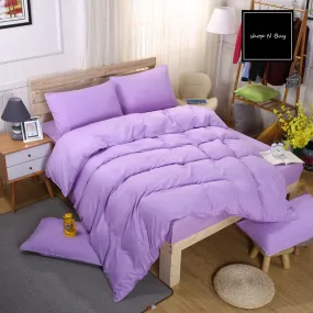 Luxury Violet Duvet Set - 6 Pieces