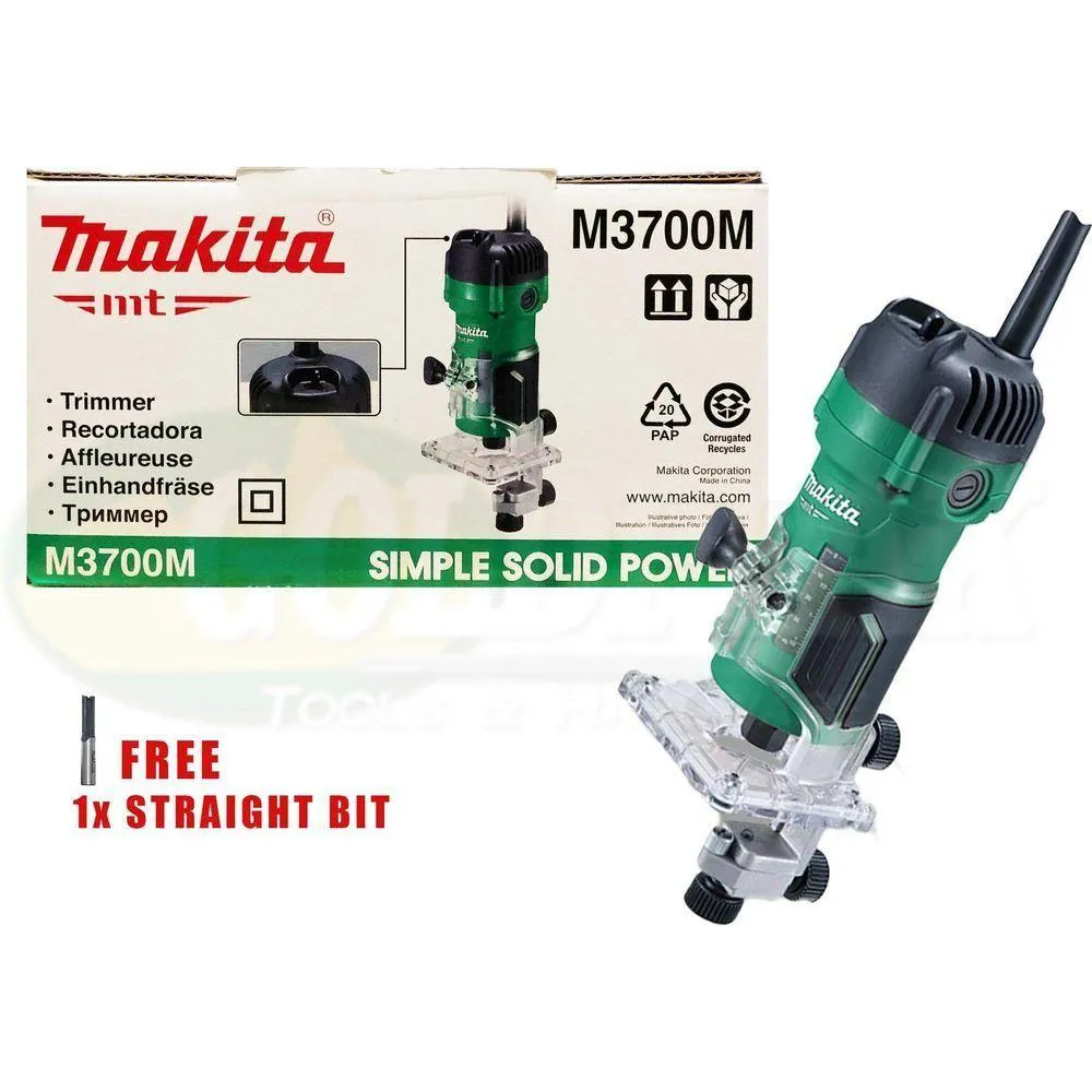 Makita MT M3700M Palm Router 1/4" 530W