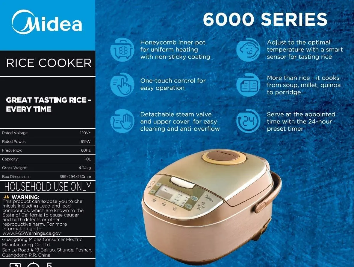 MB-FS3017/MB-FS5017: Midea Micom Rice Cooker