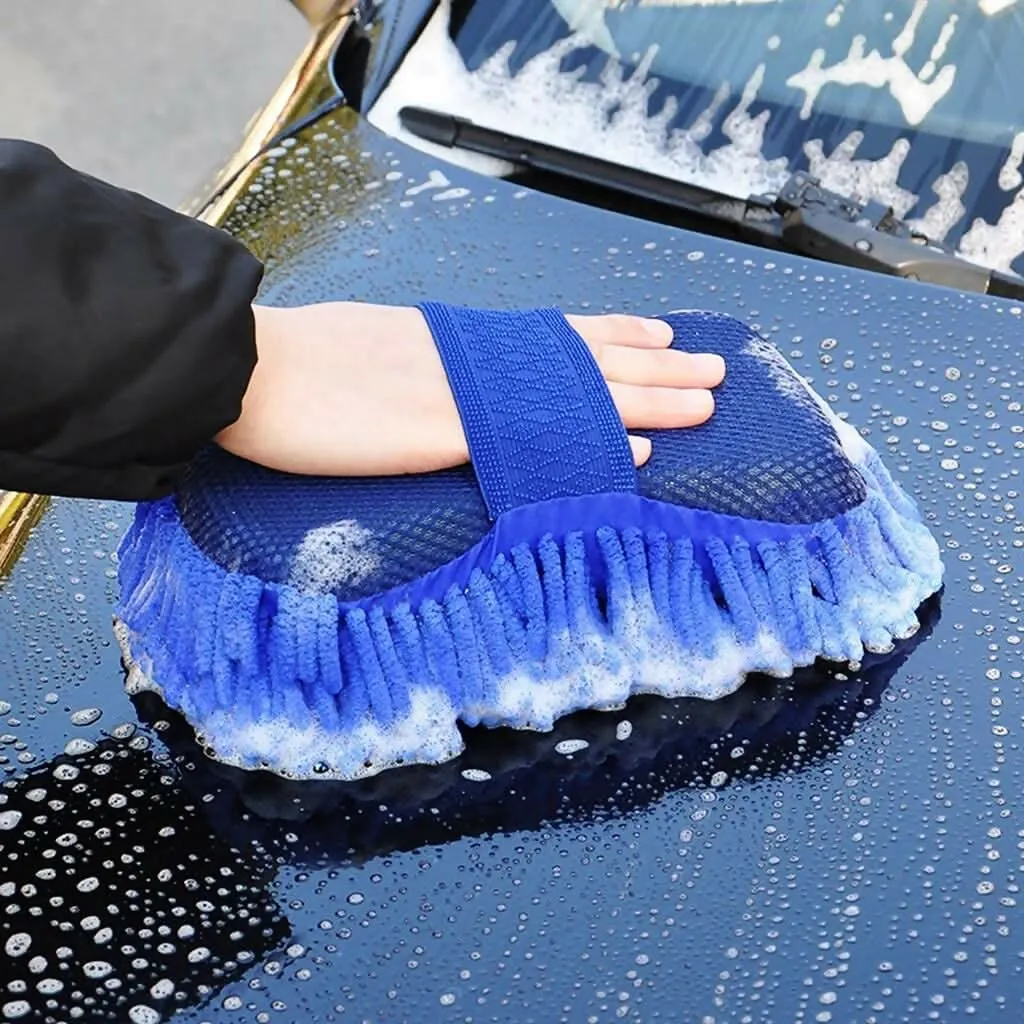 Microfiber Car Washer, Kitchen Sponge, and All-Purpose Cleaning Tool for a Sparkling Clean Home and Car