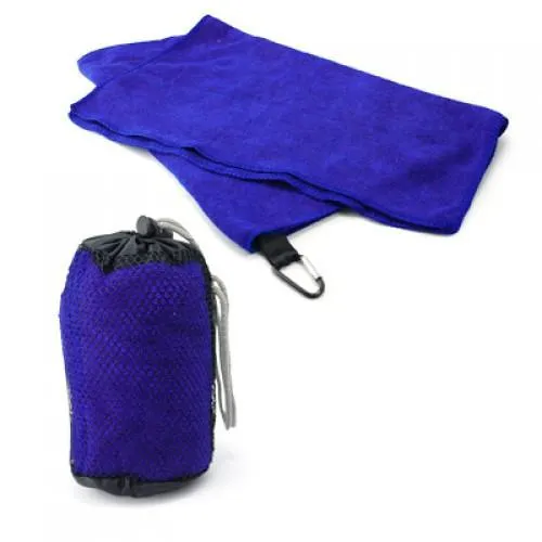 Microfibre Towel with carabiner hook