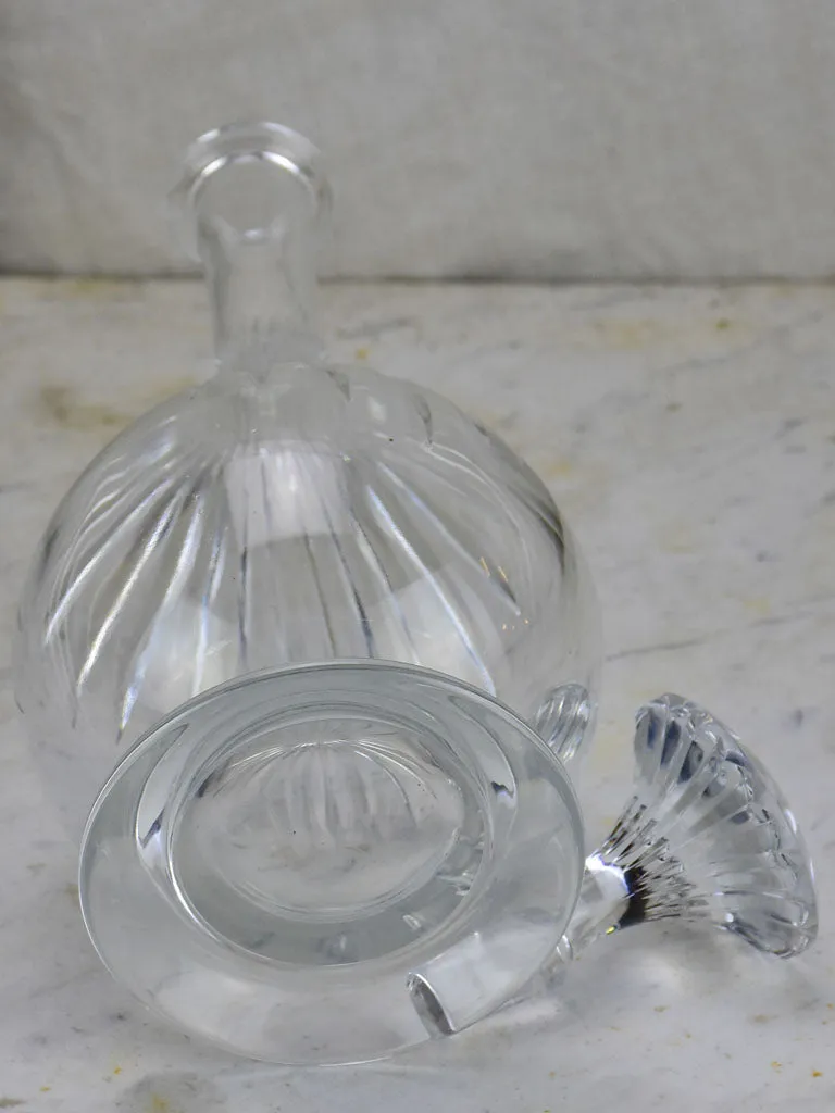 Mid-Century Baccarat crystal wine decanter / carafe - Massena