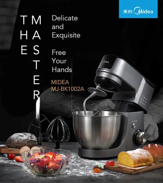 Midea BM2096 Kitchen Machine Stand Mixer, Blender & Meat Grinder 220 Volts Export Only