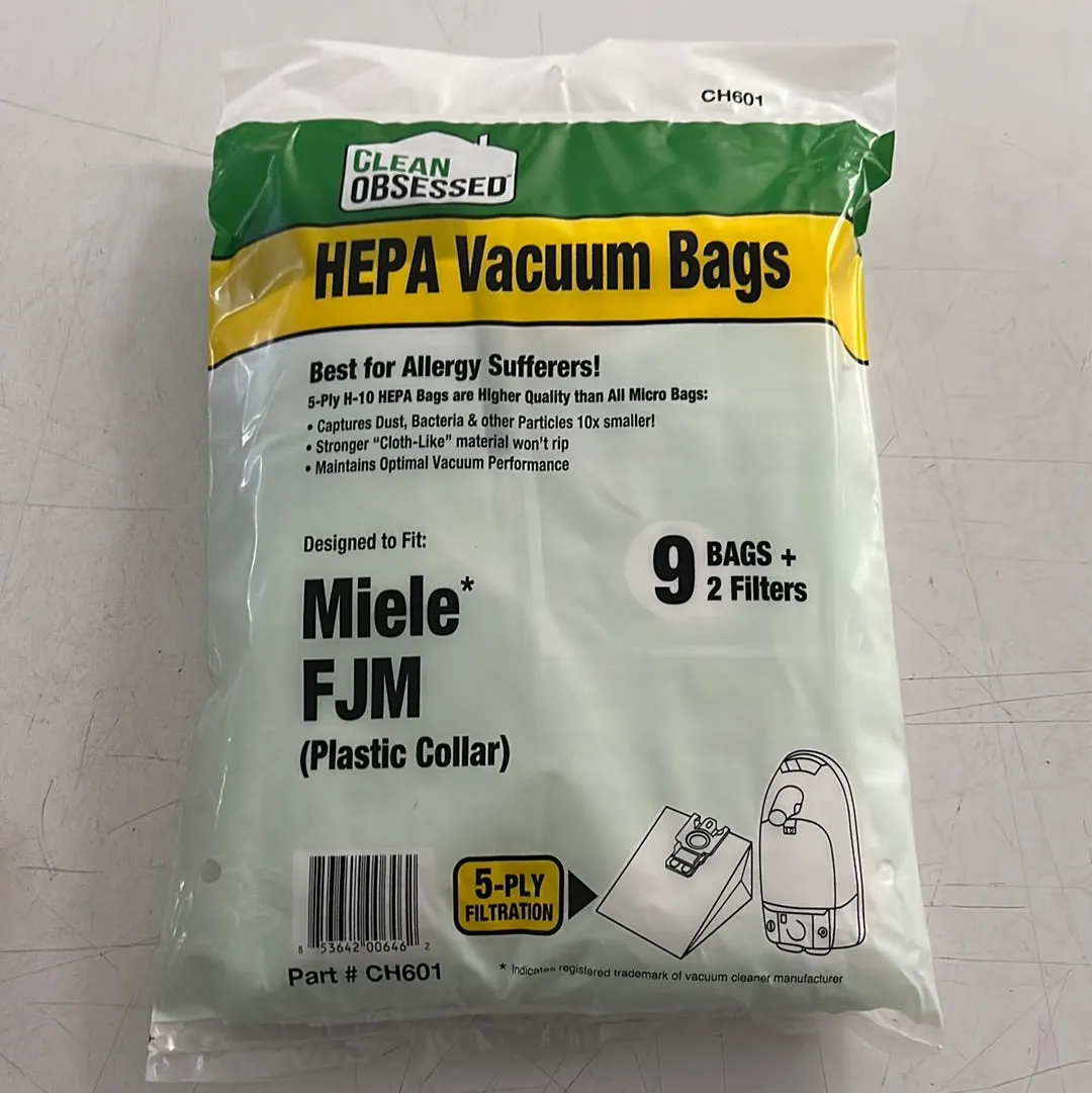 MIELE FJM Vacuum Cleaner Bags and Filter 9pc