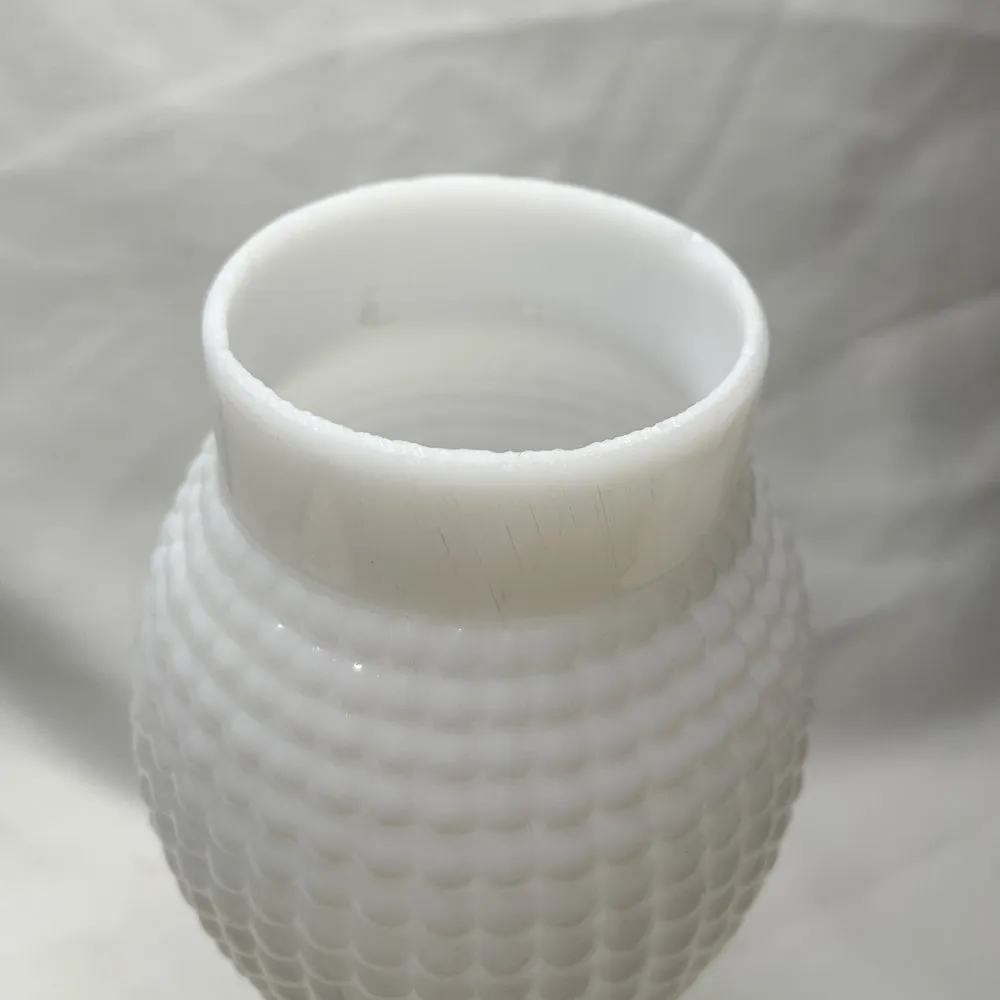 Milk Glass Hurricane Lamp Shade - Vintage