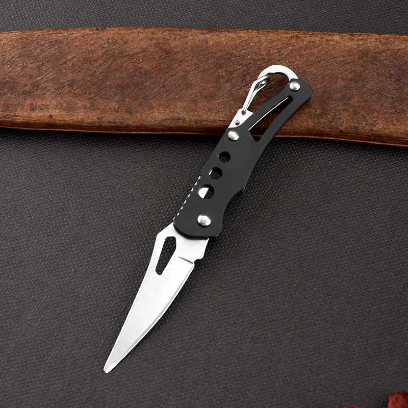 Mini Pocket Knife Keychain Portable Folding Self Defense Tactical Knife*