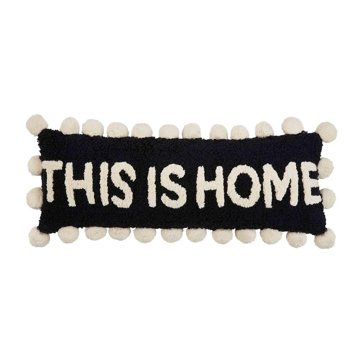 Mud Pie This Is Home Tufted Long Pillow