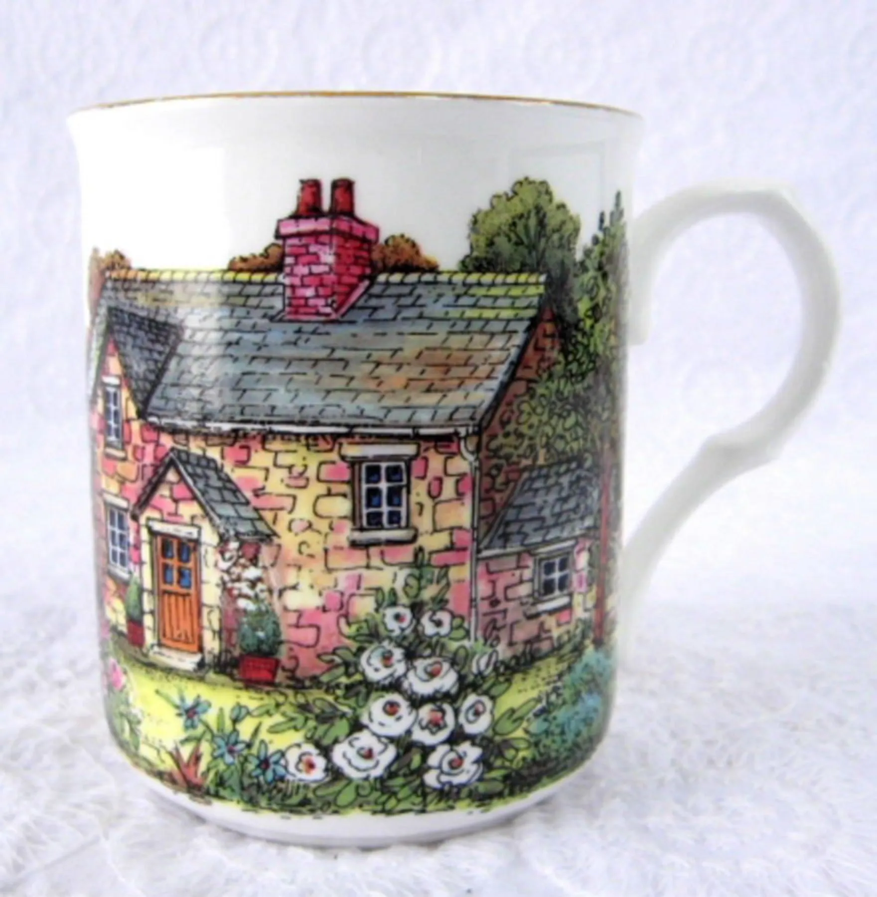 Mug English Village English Bone China Crown Trent Tea Mug Coffee