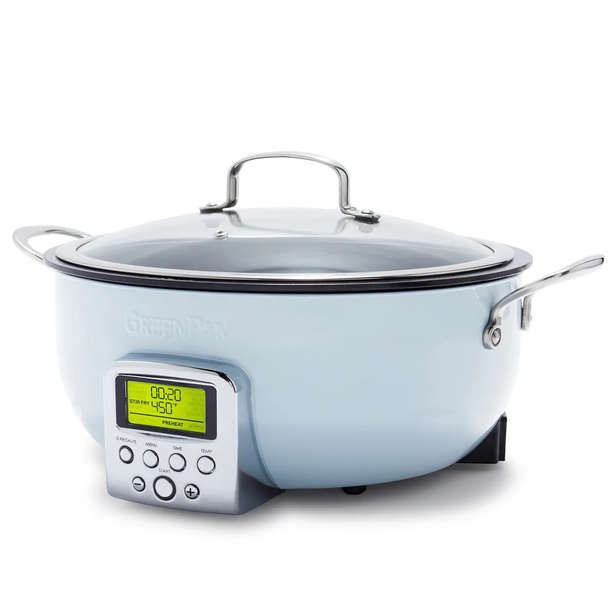 Multifunction Deep Electric Skillet | Blue Haze