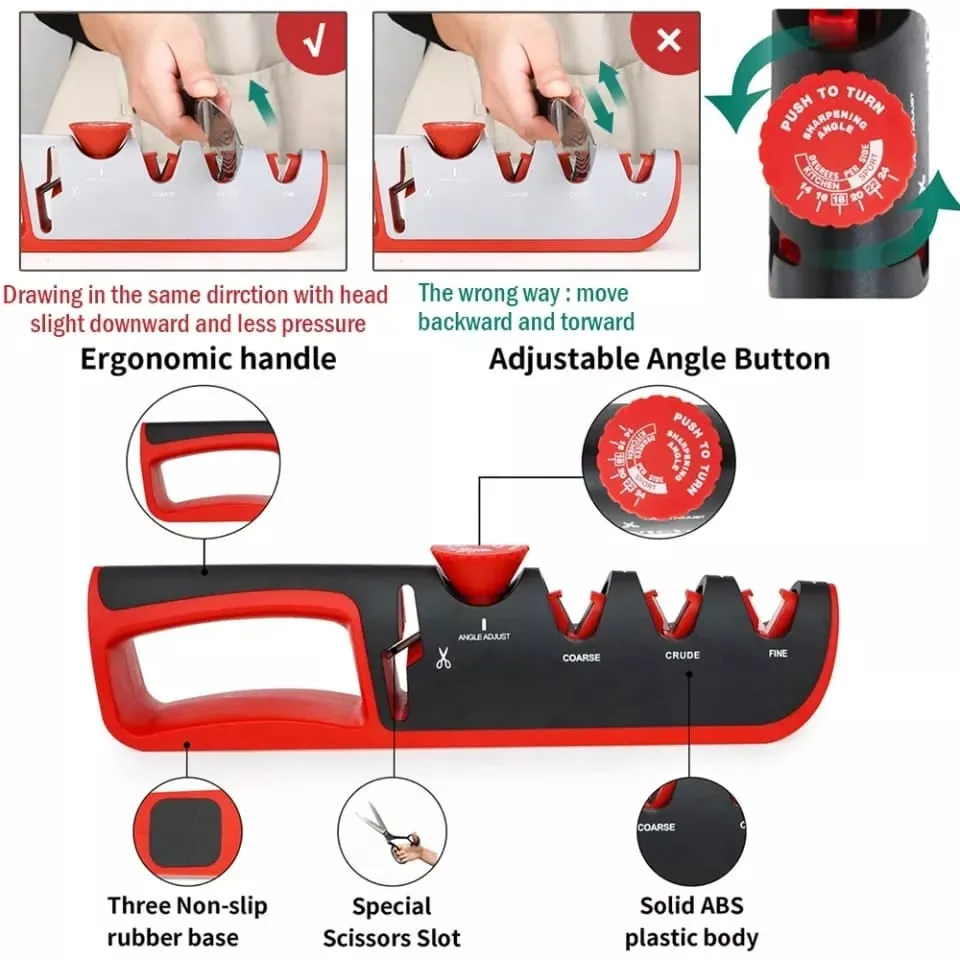 Multifunctional Adjustable Knife Sharpener ZL-2019