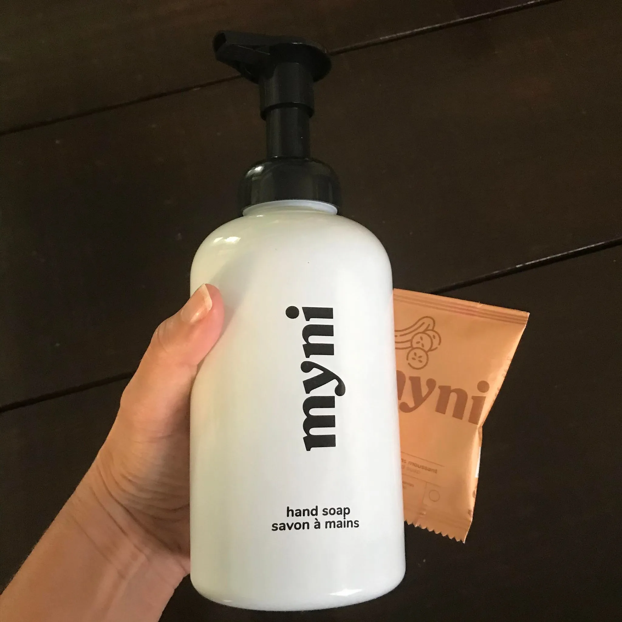 Myni Foaming Hand Soap Kits in Glass