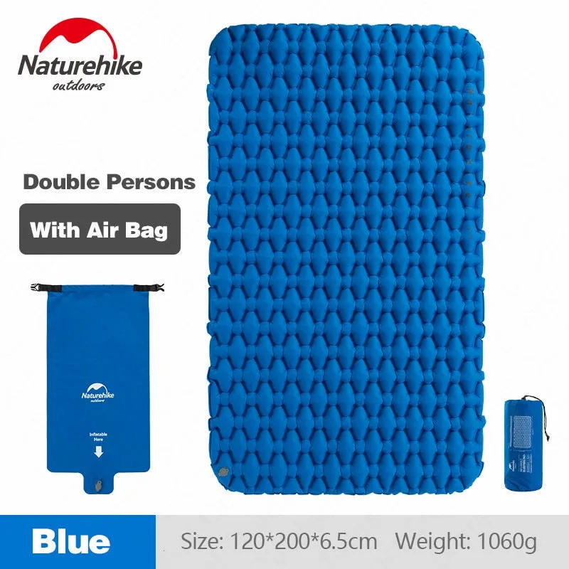 Naturehike Mat Outdoor Camping Inflatable Mattress Ultralight Air Bed Portable Tent Sleeping Pad