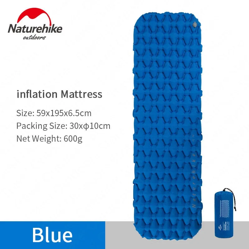 Naturehike Mat Outdoor Camping Inflatable Mattress Ultralight Air Bed Portable Tent Sleeping Pad