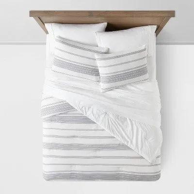 New - Threshold Cotton Comforter Set Jack and Tack